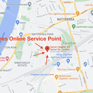 Fit to fly testing near me PCR clinic location map Ascot